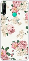 Huawei P40 Lite E Hoesje TPU Back Cover met Rozen Print