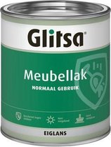 Glitsa Acryl Meubellak Zijdeglans - Blank - 750 ml