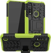 Motorola Moto G8 Power Lite Hoesje - Schokbestendige Back Cover - Groen