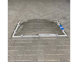 Lichtkoepel plexiglas helder 70x70 cm dubbelwandig