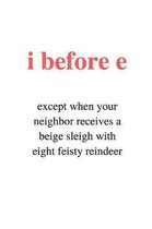 i before e