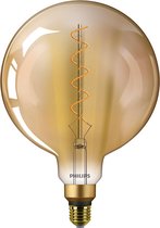 Philips Giant LED Globelamp E27 Fitting - 5-25W - G200 - 200x286 mm - Extra Warm Wit - Goud