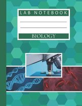 Lab Notebook: Biology Lab Notebook A4 format with 104 pages of grid / graph paper: for biology and science students at school, colle