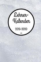 Lehrerkalender 2019 2020 A5: Schulplaner 2019 2020 f�r die Unterrichtsvorbereitung - Planer ideal als Lehrer Geschenk f�r Lehrerinnen und Lehrer