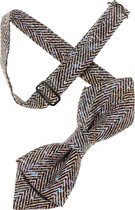 BowTie XXX Vlinderdas met bruin werkje