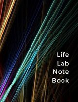 Life Lab Notebook (Black Neon Lines)