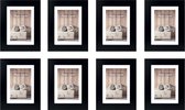 Zep fotolijst - Nelson 1 - Zwart - 10x15 cm - Hout - 8 stuks