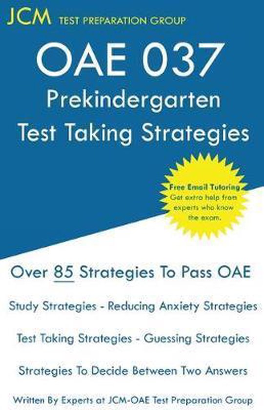 OAE 037 Prekindergarten Test Taking Strategies - cover