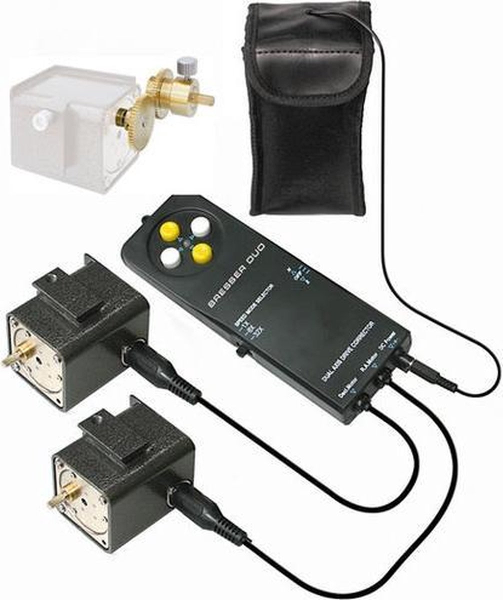 Bresser Volgmotor - Ra/dec-duo - Voor Exos-2/eq/mont. - Zwart - 4-delig