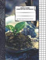 Graph Paper Composition Notebook: 110 Pages - Quad Ruled 4x4 - 8.5'' x 11'' Light Bulb Large Notebook with Grid Paper - Math Notebook For Students