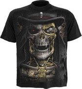 Spiral Heren Tshirt -L- STEAM PUNK REAPER Zwart