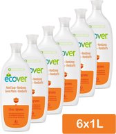 Ecover - Handzeep - Citrus & Oranjebloesem - Voordeelverpakking 6 x 1 l