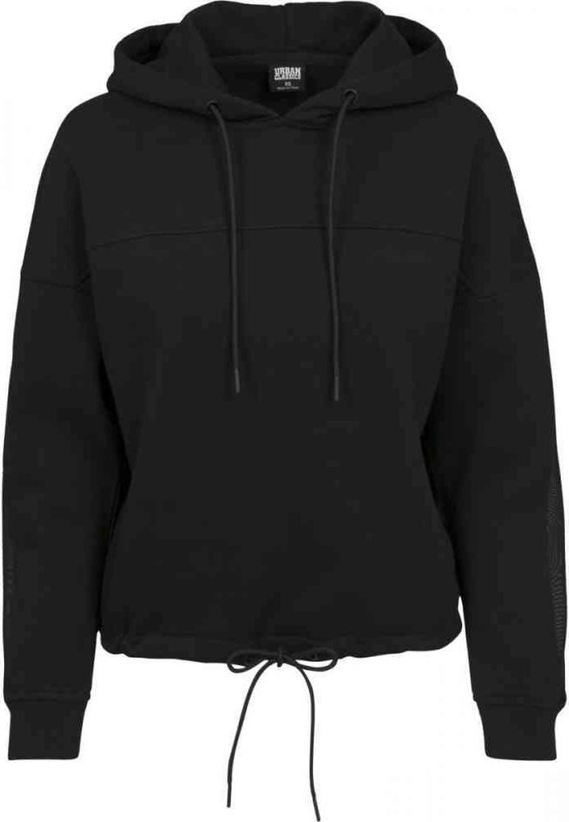 Urban Classics Oversized Tech Mesh Inset Hoodie/trui XL Zwart