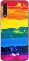 Samsung Galaxy A50s Hoesje Transparant TPU Case - Rainbow Canvas #ffffff
