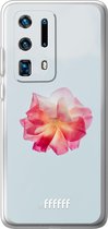 Huawei P40 Pro+ Hoesje Transparant TPU Case - Rouge Floweret #ffffff