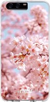 Huawei P10 Hoesje Transparant TPU Case - Cherry Blossom #ffffff