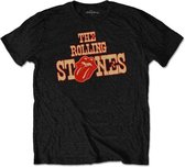 The Rolling Stones Heren Tshirt -2XL- Wild West Logo Zwart