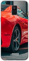 Samsung Galaxy A6 (2018) Hoesje Transparant TPU Case - Ferrari #ffffff