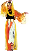 WIDMANN - Gele en oranje outfit van een oosterse danseres voor vrouwen - Medium