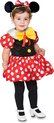 Witbaard Verkleedjurk Minnie Mouse Rood/wit 2-delig Mt 92/104