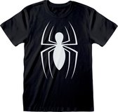 Marvel SpiderMan Heren Tshirt -XL- Classic Logo Zwart