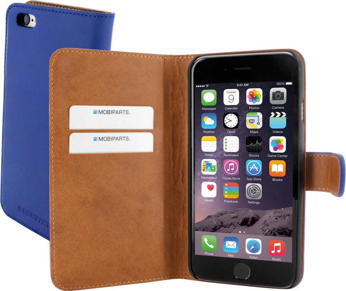 Mobiparts Premium Wallet Case Apple iPhone 6/6S - Blauw