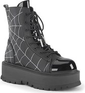 Demonia Enkellaars -39 Shoes- SLACKER-88 US 9 Zwart