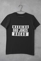 Dad Joke T-Shirt Maat XL | Incoming droog humor | grappig | cadeau | verjaardag | carnaval | Heren kado Mannen | Mop Grap | Vader Papa