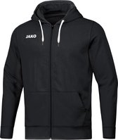 Jako - Hooded Jacket Base Junior - Jas met kap Base - 164 - Zwart