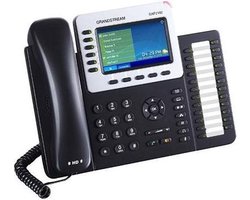 Grandstream Networks GXP-2160 téléphone fixe Noir 6 lignes TFT