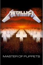 Metallica Textiel Poster Flag - Master Of Puppets Multicolours