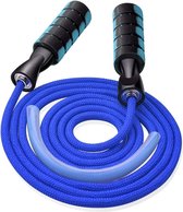 Springtouw - Skipping Rope - Jump Rope - Sportspringtouw - Verstelbaar - Blauw