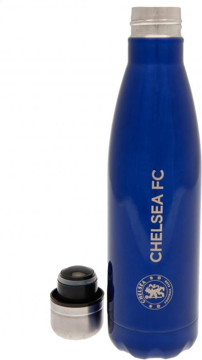 Chelsea thermosfles 500 ml metallic blauw
