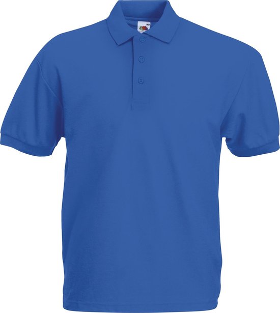 Fruit Of The Loom Heren 65/35 Pique Poloshirt Korte Mouwen (Royaal Blauw)