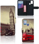 Mobiel Bookcase Geschikt voor Samsung Galaxy M31 Smartphone Hoesje Londen