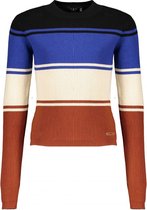 Nobell' Meisjes t-shirts & polos Nobell' Kara colorblocking ribknited top Intense Kobalt 122/128