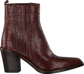 Notre-V 04a-201 Enkellaarsjes - Enkelboots - Dames - Bruin - Maat 41