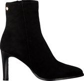 Notre-V 18236 Enkellaarsjes - Enkelboots met rits - Dames - Zwart - Maat 39