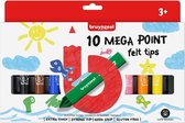 Bruynzeel Kids 10 méga-feutres