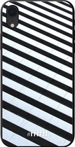 iPhone Xr Hoesje TPU Case - Mono Tiles #ffffff