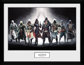 Framed Collector met kader Print 30X40cm - Assassins Creed Characters