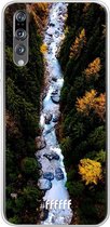 Huawei P20 Pro Hoesje Transparant TPU Case - Forest River #ffffff