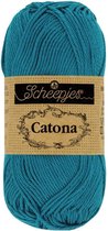 Scheepjes Catona 10 gram  - 400 Petrol Blue