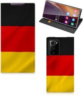 Telefoontasje Geschikt voor Samsung Galaxy Note 20 Ultra Smartphone Hoesje Duitse Vlag