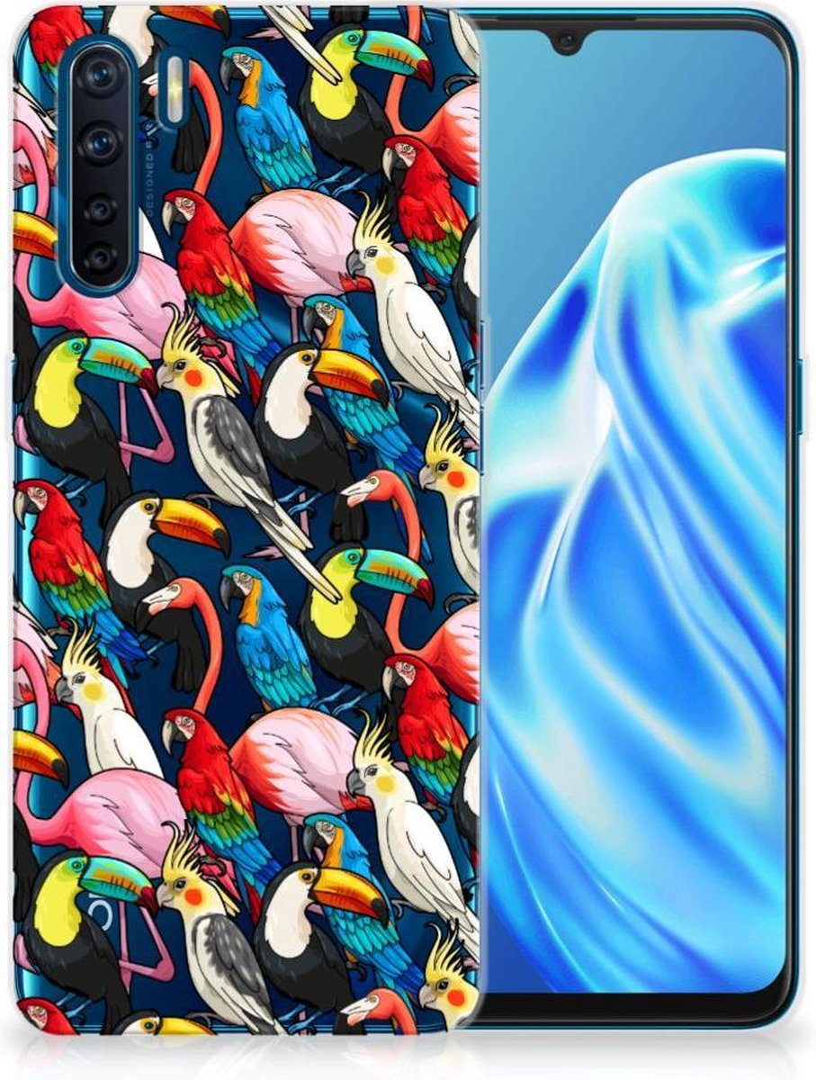 OPPO A91 TPU Hoesje Birds