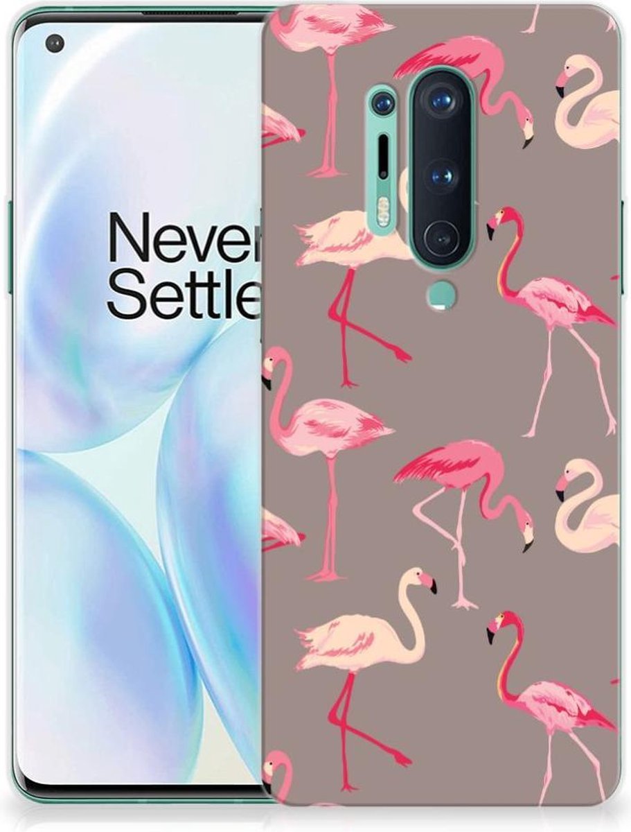 OnePlus 8 Pro TPU Hoesje Flamingo