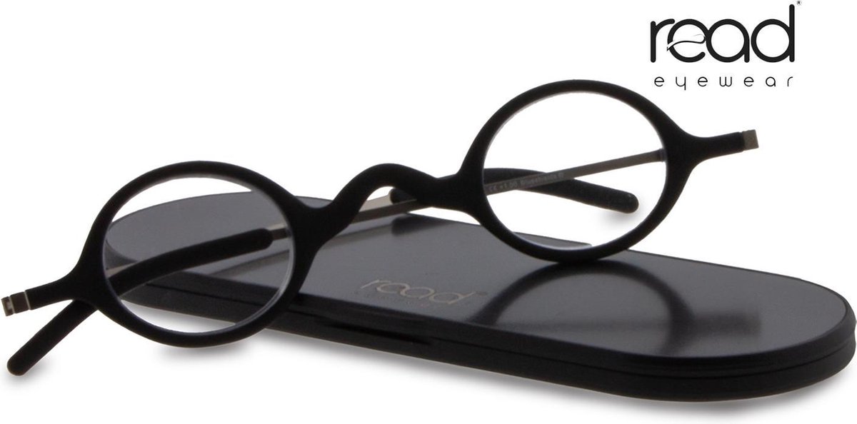 Read Eyewear CHAP07B Ultem leesbril +1.50 - Mat zwart - Aluminium