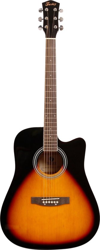 Fazley W40-SB Western gitaar - Akoestische gitaren - Voor beginners -  Sunburst / Bruin | bol.com