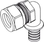 Rehau Rautitan LX knelkoppeling knie 16 G 1/2 15mm