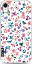 Casetastic Apple iPhone XR Hoesje - Softcover Hoesje met Design - Flowers Wild Nature Print